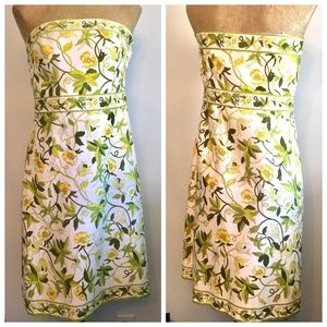 Ann Taylor Floral Strapless Sundress
